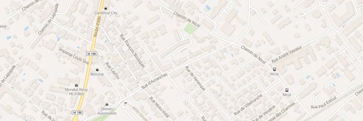 Plan du 47 Rue d’Avranches à Toulouse