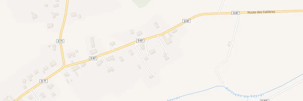 Plan du 2251 Rte des Falliéres à Villemur-sur-Tarn