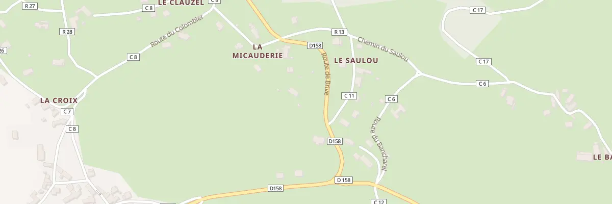 Plan du 743 Rte De Brive à Lissac-sur-Couze
