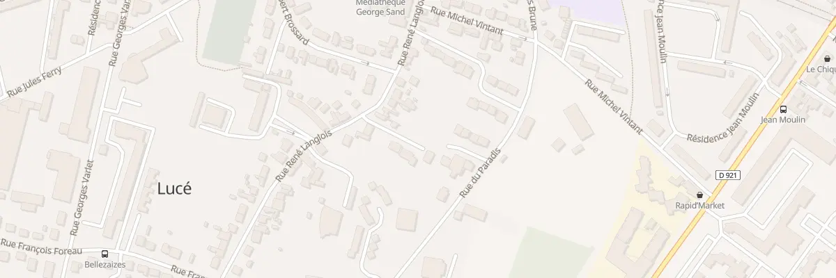 Plan du 57 Rue Rene Langlois à Lucé