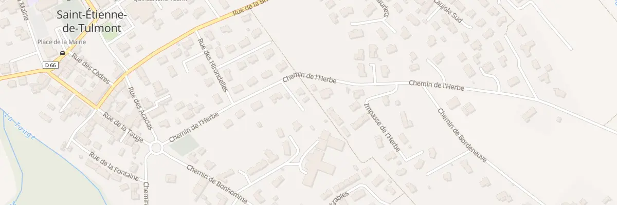 Plan du 228 Che de l’Herbe à Saint-Étienne-de-Tulmont