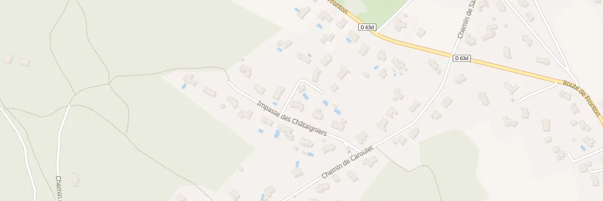 Plan du 116 Imp des Chataigniers à Vacquiers