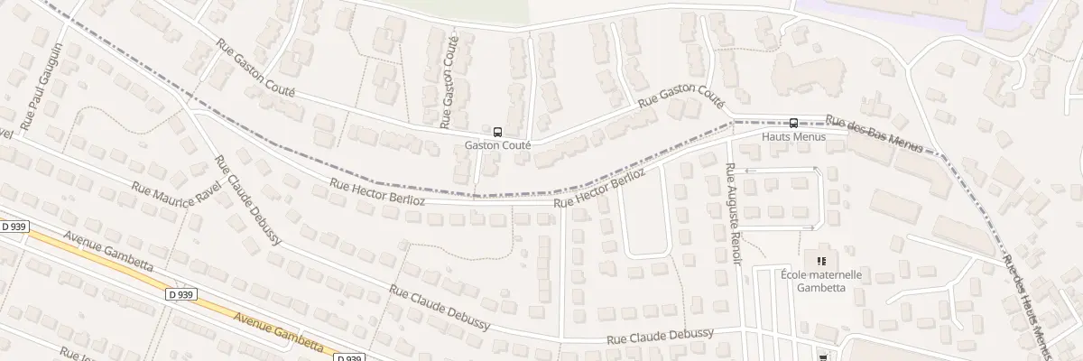 Plan du 25 Rue Gaston Coute à Chartres
