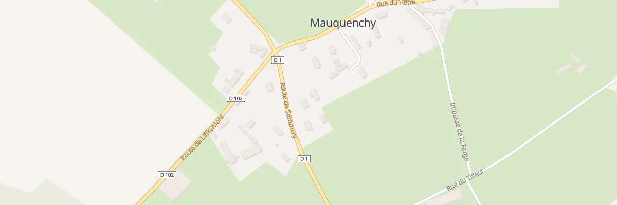 Plan du 341 Rte de Sommery à Mauquenchy