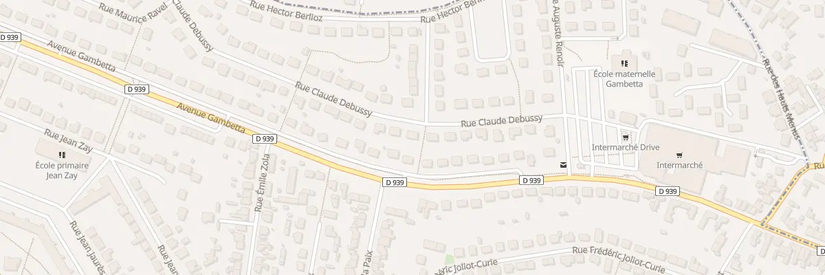 Plan du 47 Rue Claude Debussy à Mainvilliers