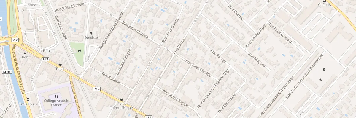 Plan du 26 Rue Barrau à Toulouse