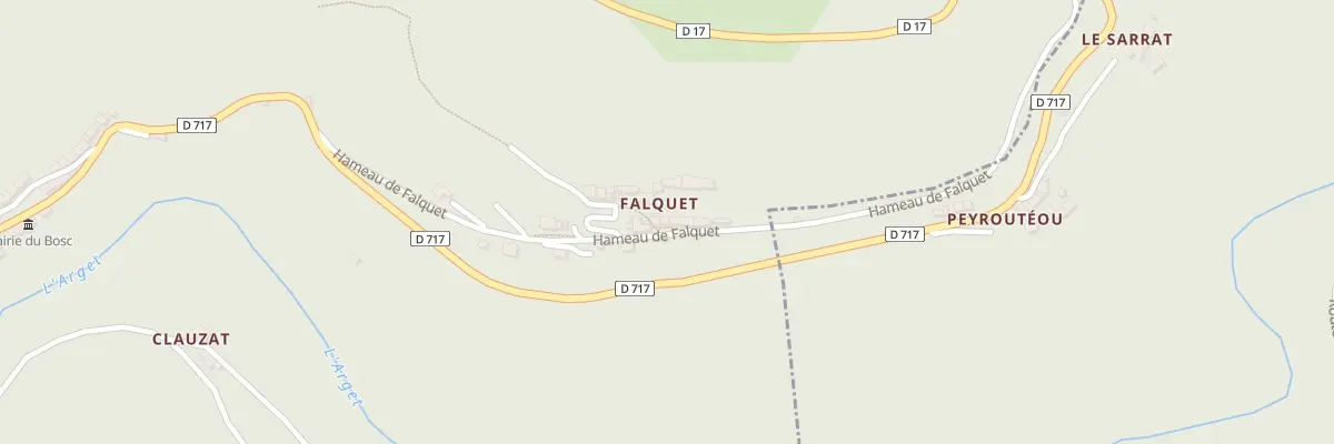 Plan du 5 Rue de Falquet au Bosc