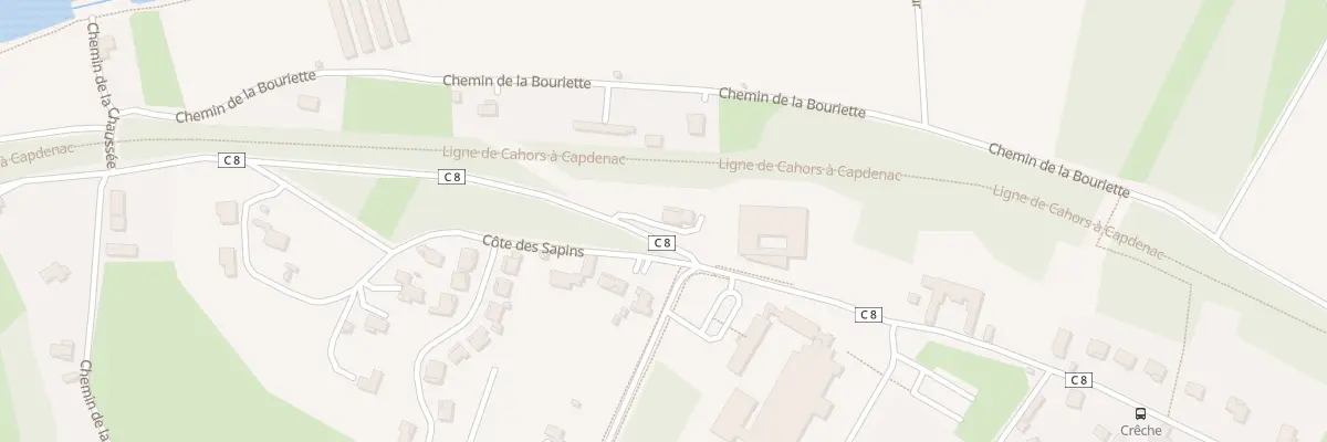 Plan du 626 Che de la Pouponnière à Cahors