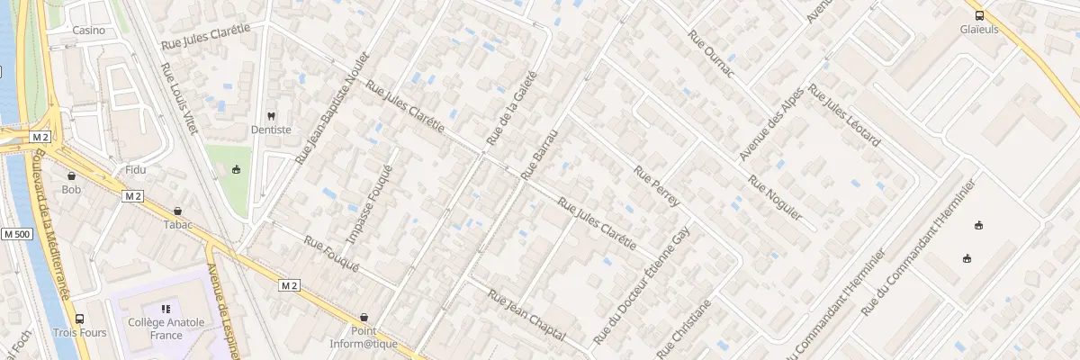 Plan du 28 Rue Barrau à Toulouse