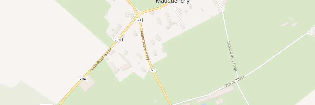 Plan du 303 Rte de Sommery à Mauquenchy