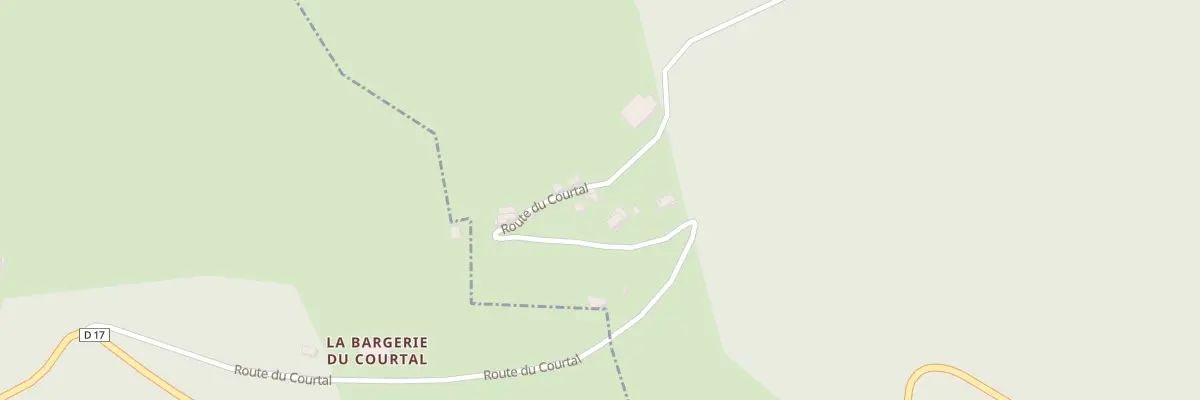 Plan du 5001 Le Courtal à Burret