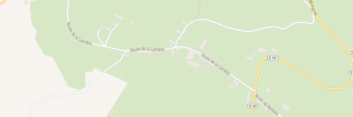 Plan du 265 Rte de la Carrière à Loupiac