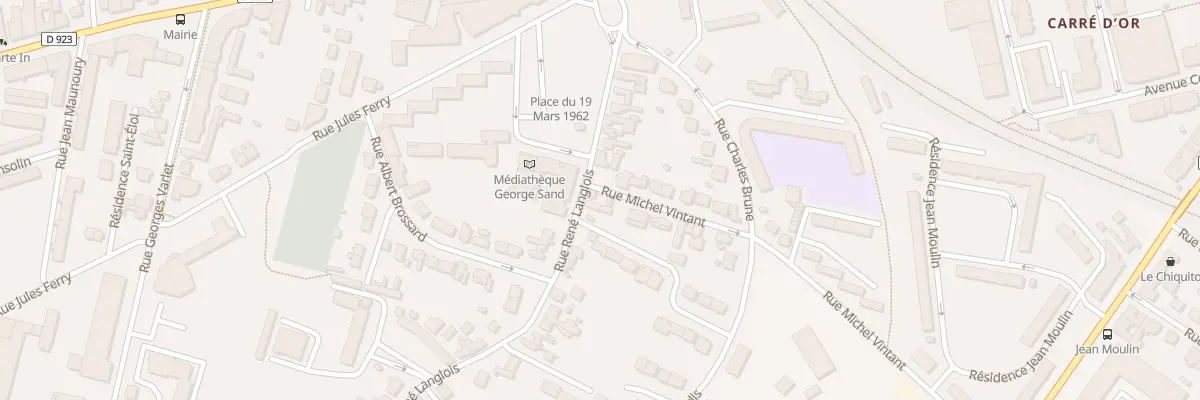 Plan du 33 Rue Rene Langlois à Lucé