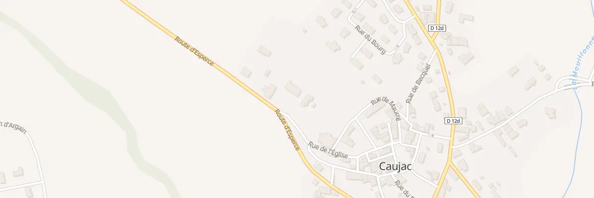 Plan du 280 Rte d’Esperce à Caujac