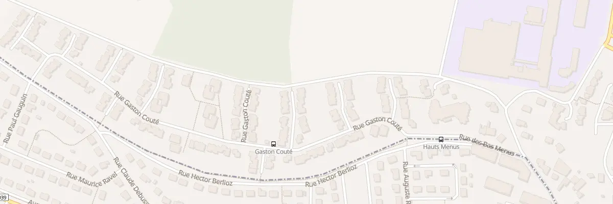 Plan du 68 Rue Gaston Coute à Chartres