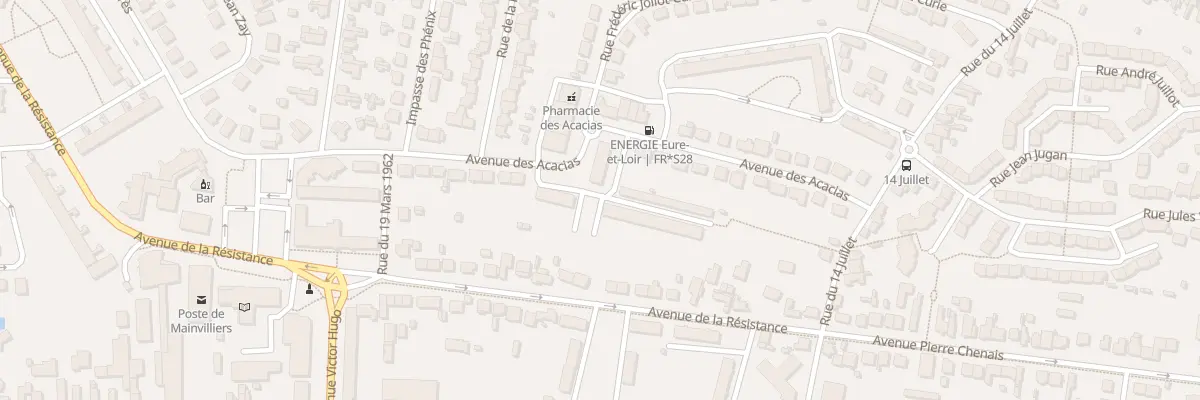 Plan du 21B Av des Acacias à Mainvilliers