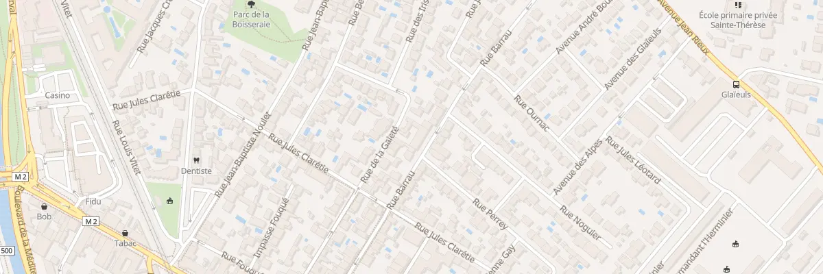 Plan du 37 Rue Barrau à Toulouse