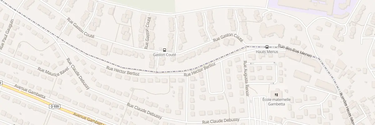 Plan du 21 Rue Gaston Coute à Chartres