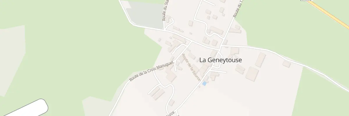 Plan du 12 Rte de la Croix Manuguet à La Geneytouse