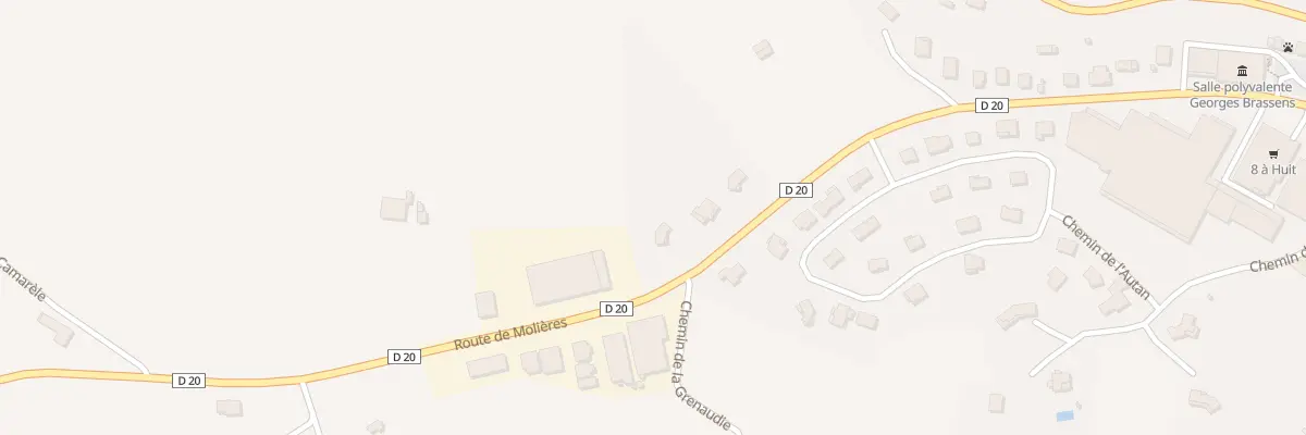 Plan du 720 Rte de Molières à Montpezat-de-Quercy