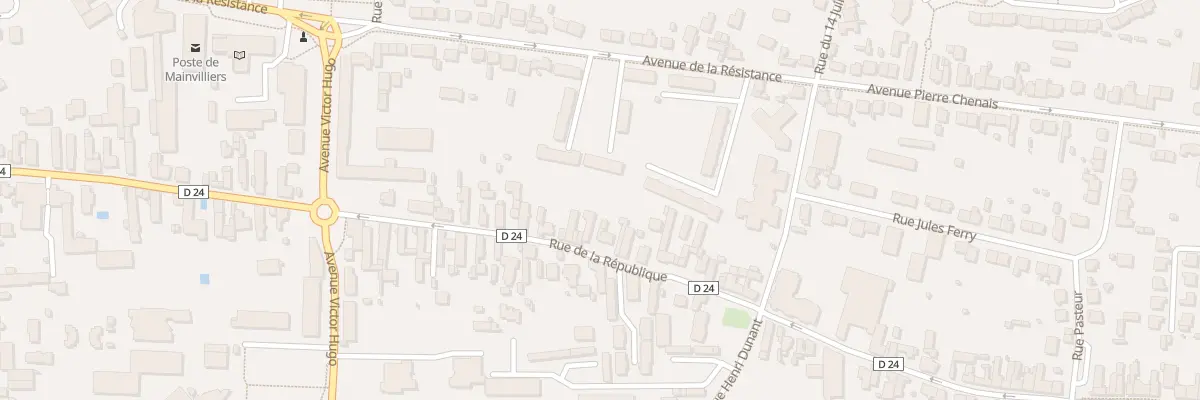 Plan du 104 Rue de la République à Mainvilliers