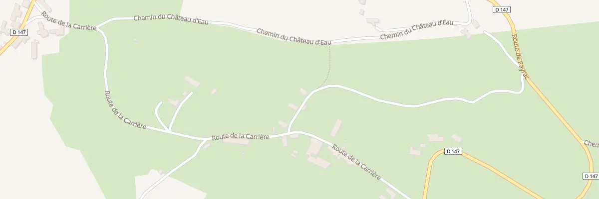 Plan du 258 Rte de la Carrière à Loupiac