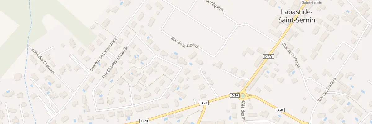 Plan du 10 Rue Charles de Gaulle à Labastide-Saint-Sernin