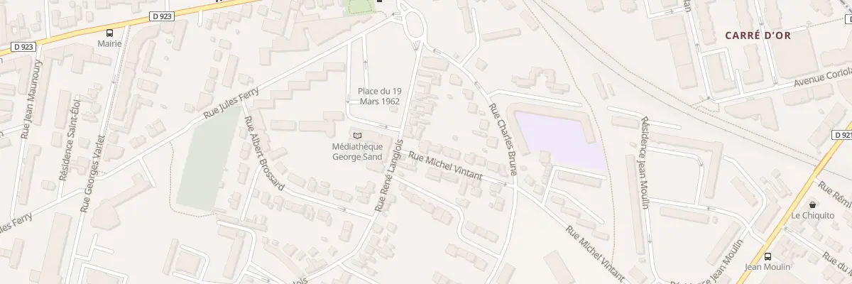 Plan du 3 Rue Michel Vintant à Lucé
