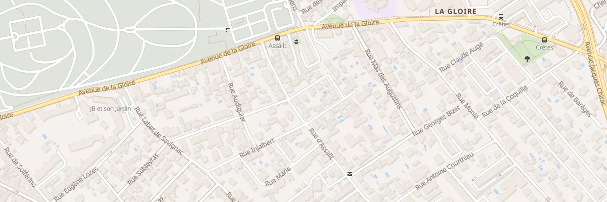 Plan du 66 Rue Assalit à Toulouse