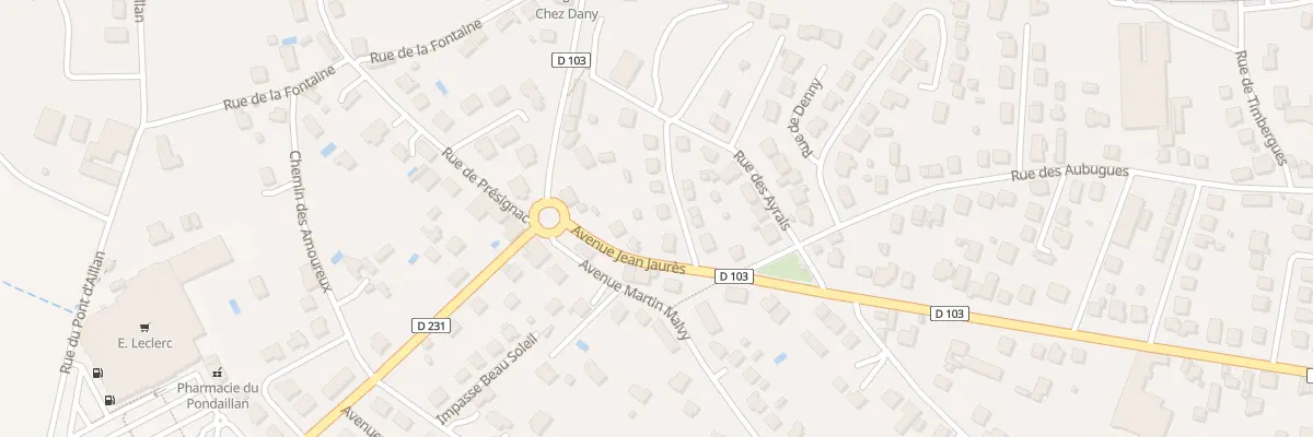 Plan du 3 Rue Raymond de la Prade à Souillac