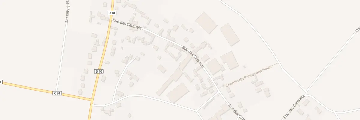 Plan du 14 Rue des Catenets à Hennezis