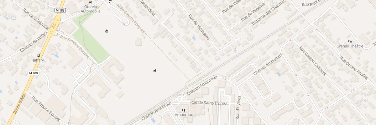 Plan du 40 Rue Moto Vidal à Toulouse