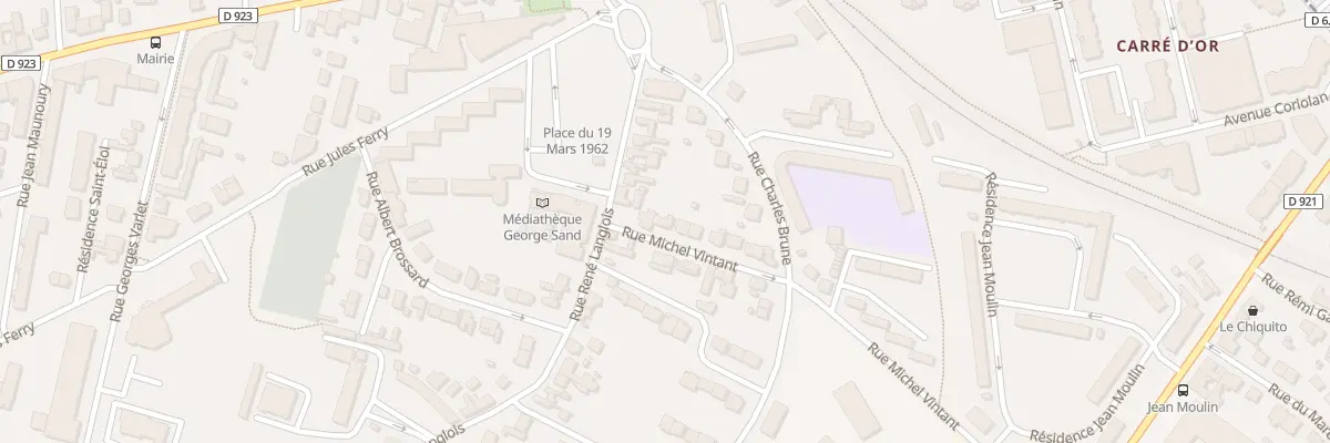 Plan du 3B Rue Michel Vintant à Lucé