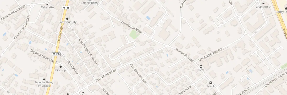Plan du 57 Rue d’Avranches à Toulouse