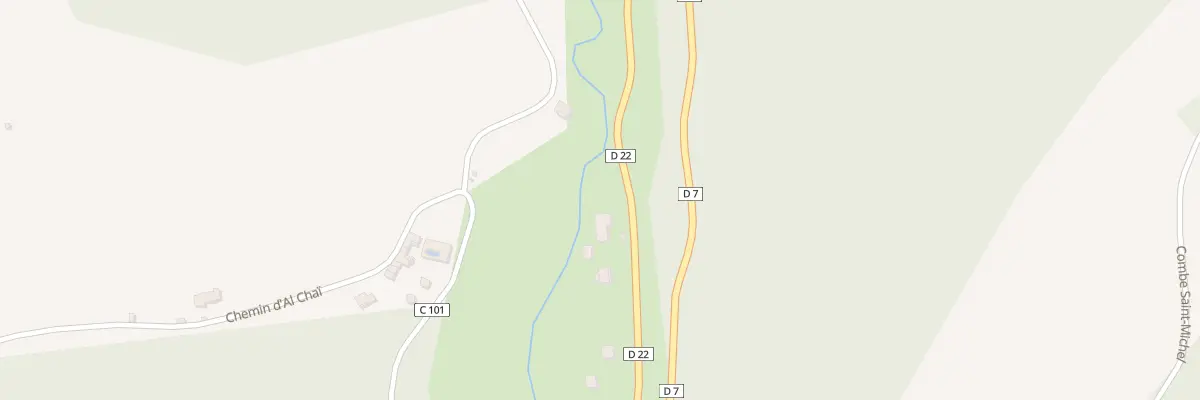 Plan du 585 Rte de Valroufié à Bellefont-La Rauze