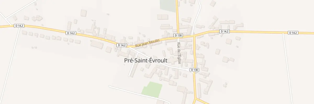 Plan du 1 Rue des Ecoles à Pré-Saint-Évroult