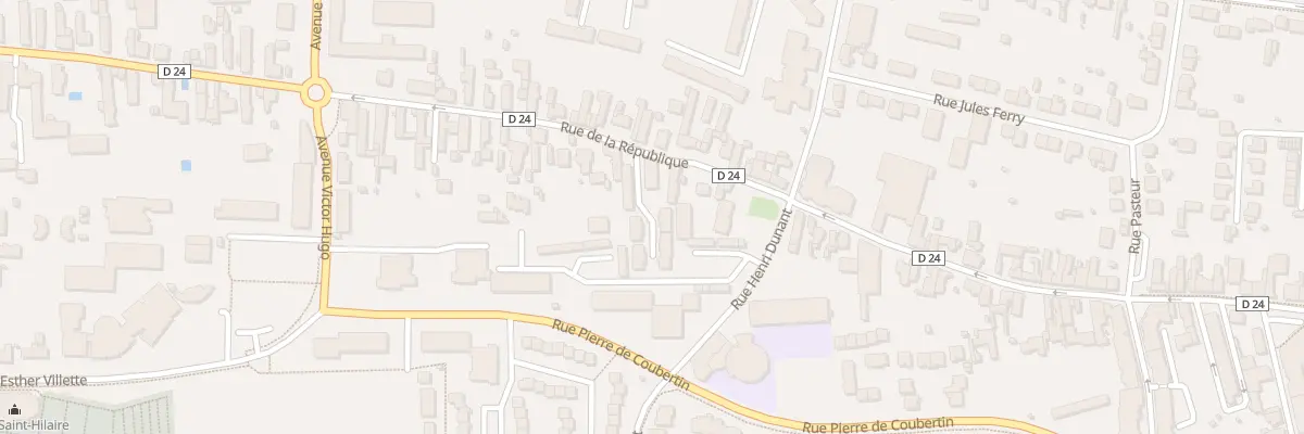 Plan du 107 Rue de la République à Mainvilliers
