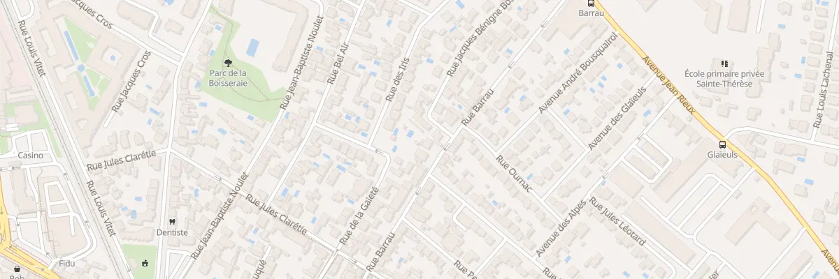 Plan du 49 Rue Barrau à Toulouse