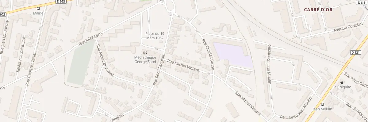 Plan du 5 Rue Michel Vintant à Lucé