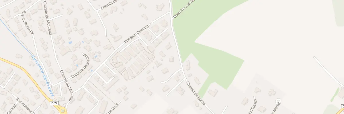 Plan du 17 Che de Roche à Pechbonnieu