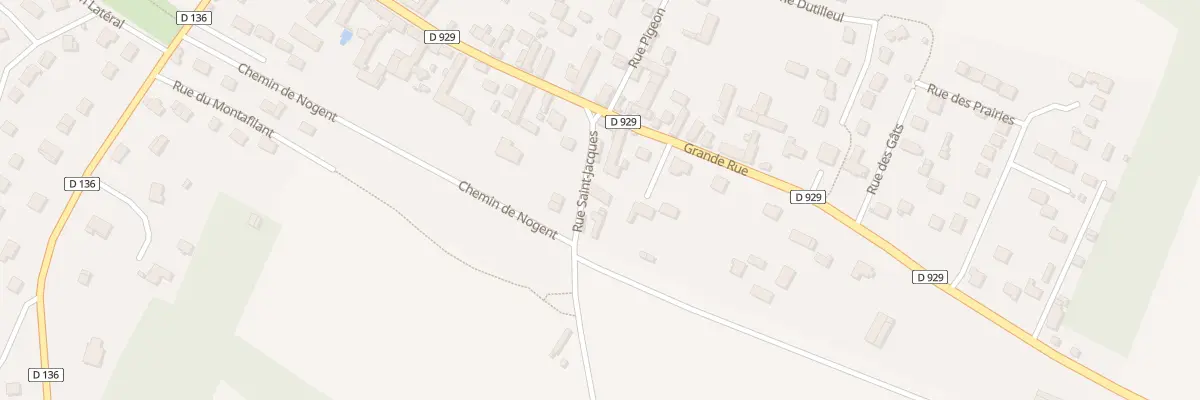 Plan du 3 Rue St Jacques à Villemeux-sur-Eure