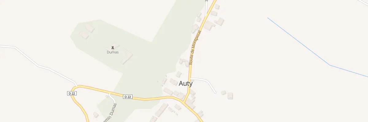 Plan du 5034 Auty à Auty