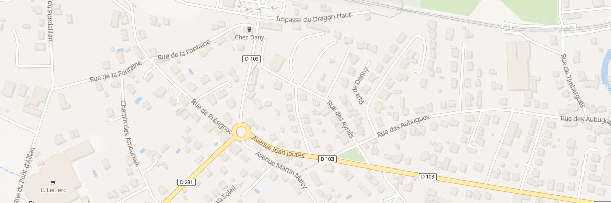 Plan du 8 Rue Raymond de la Prade à Souillac