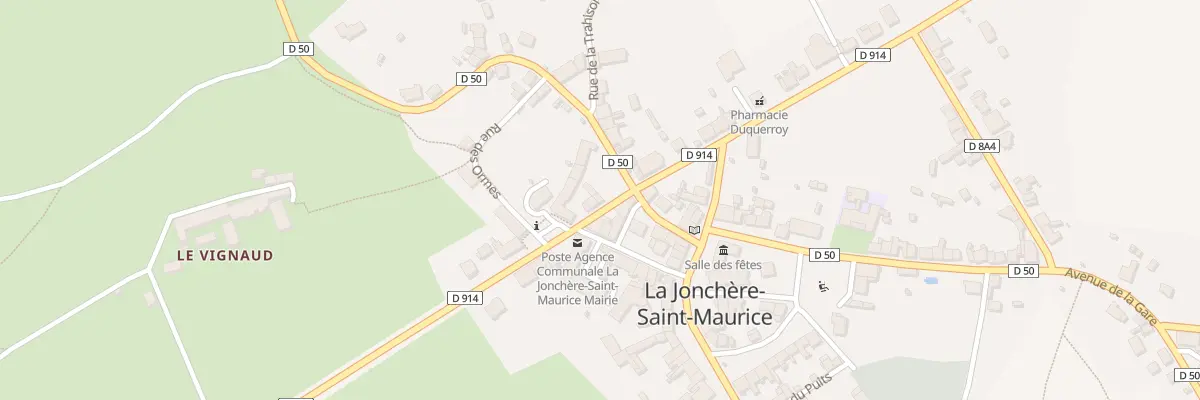 Plan du 5418E Rue de Limoges à La Jonchère-Saint-Maurice