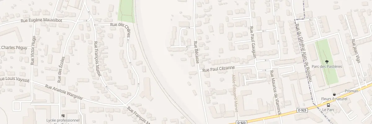 Plan du 3 Rue Bécasse à Lucé