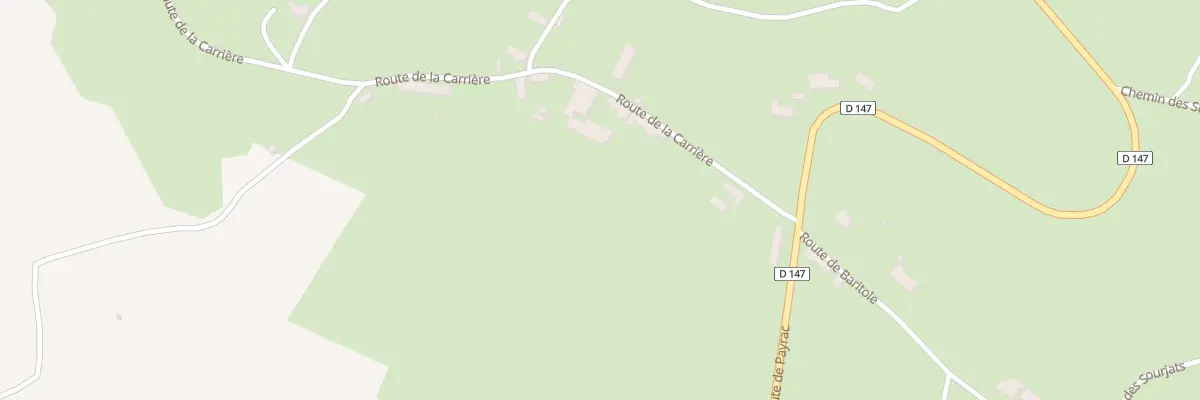 Plan du 127 Rte de la Carrière à Loupiac