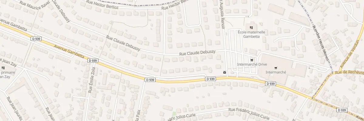 Plan du 41 Rue Claude Debussy à Mainvilliers