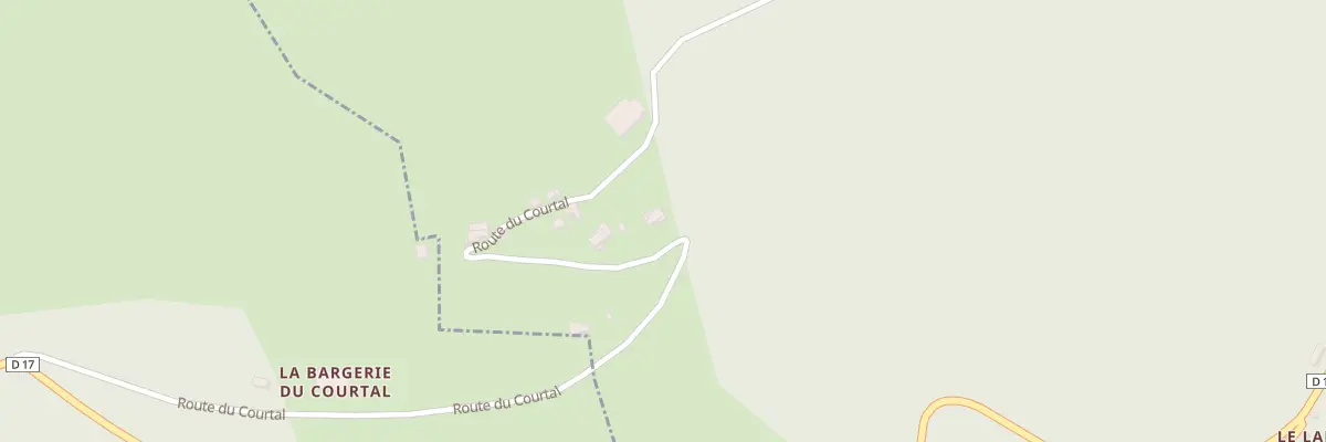 Plan du 33 Le Courtal à Burret