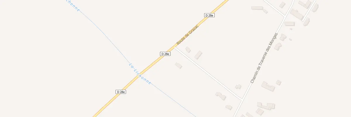 Plan du 2 Che de Traverse des Monges à Auterive