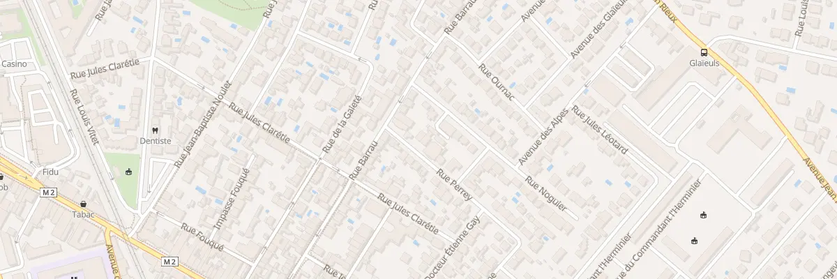 Plan du 5 Rue Perrey à Toulouse
